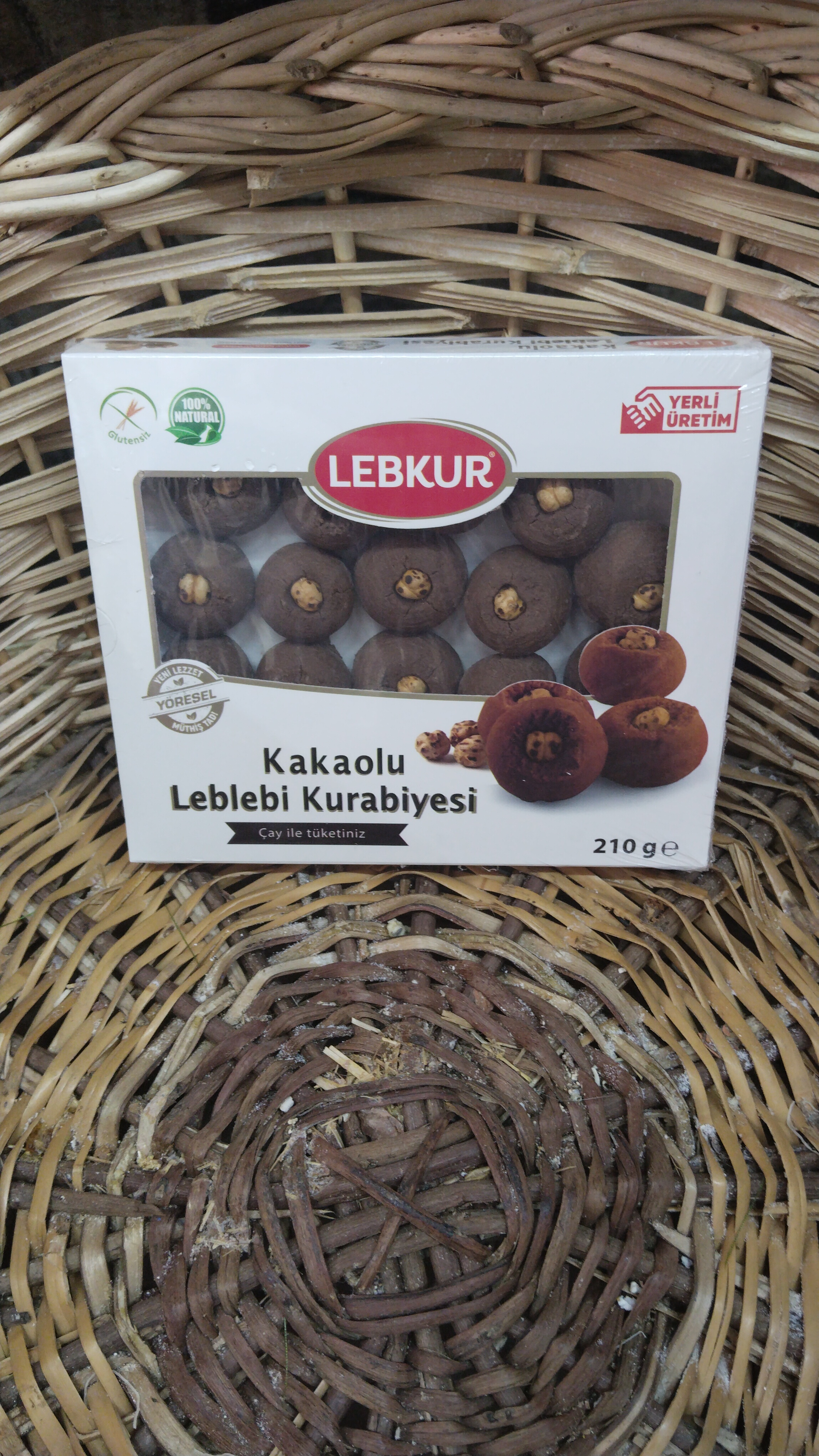 Lebkur Kakaolu Leblebi Kurabiyesi