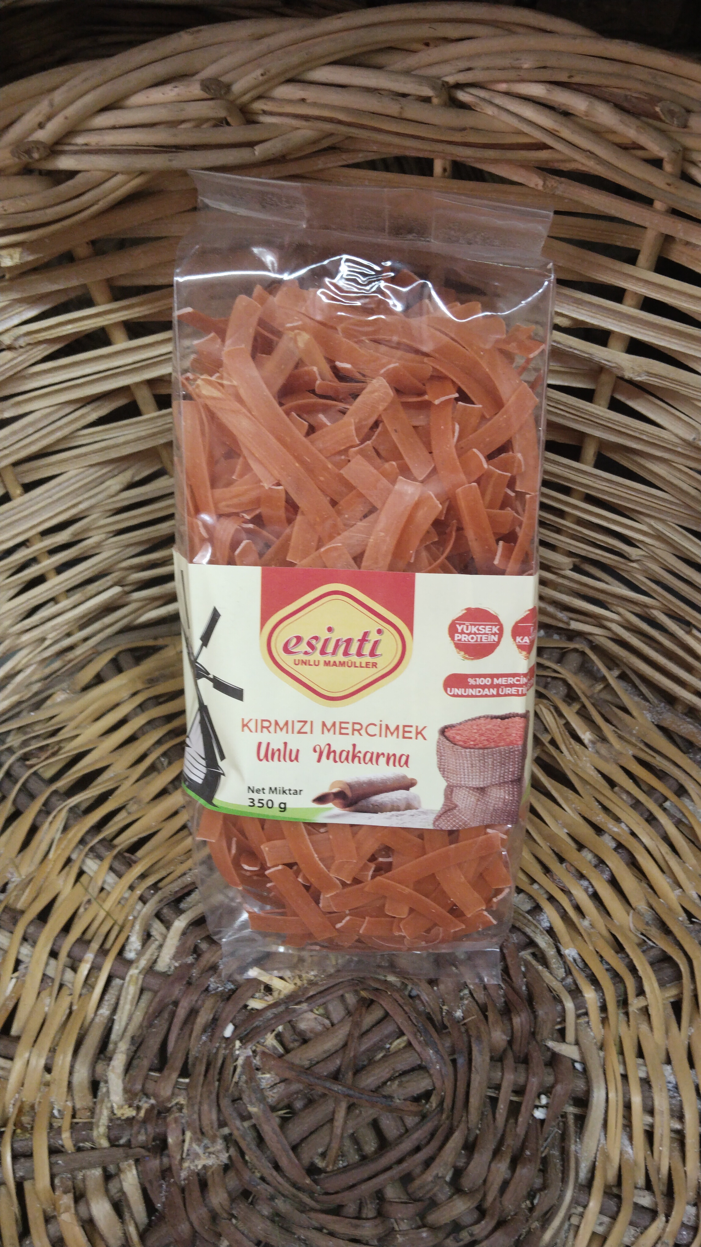 Esinti Kırmızı Mercimek Makarna