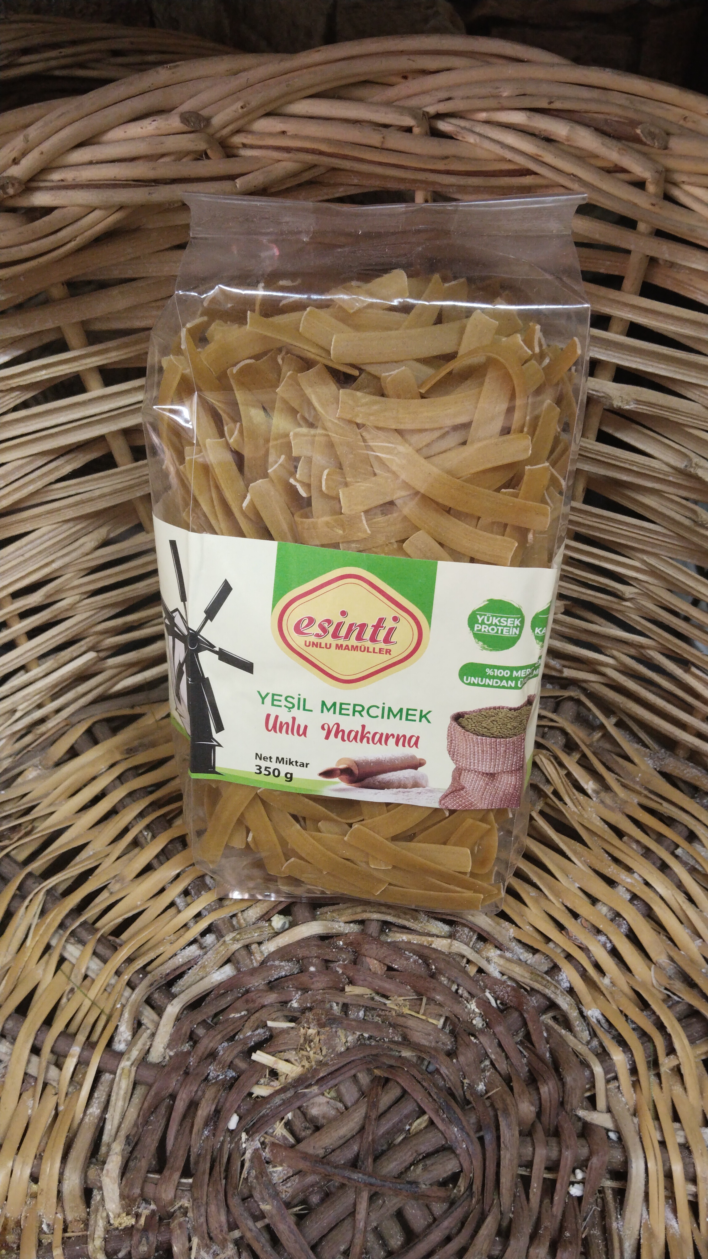 Esinti Yeşil Mercimek Makarna