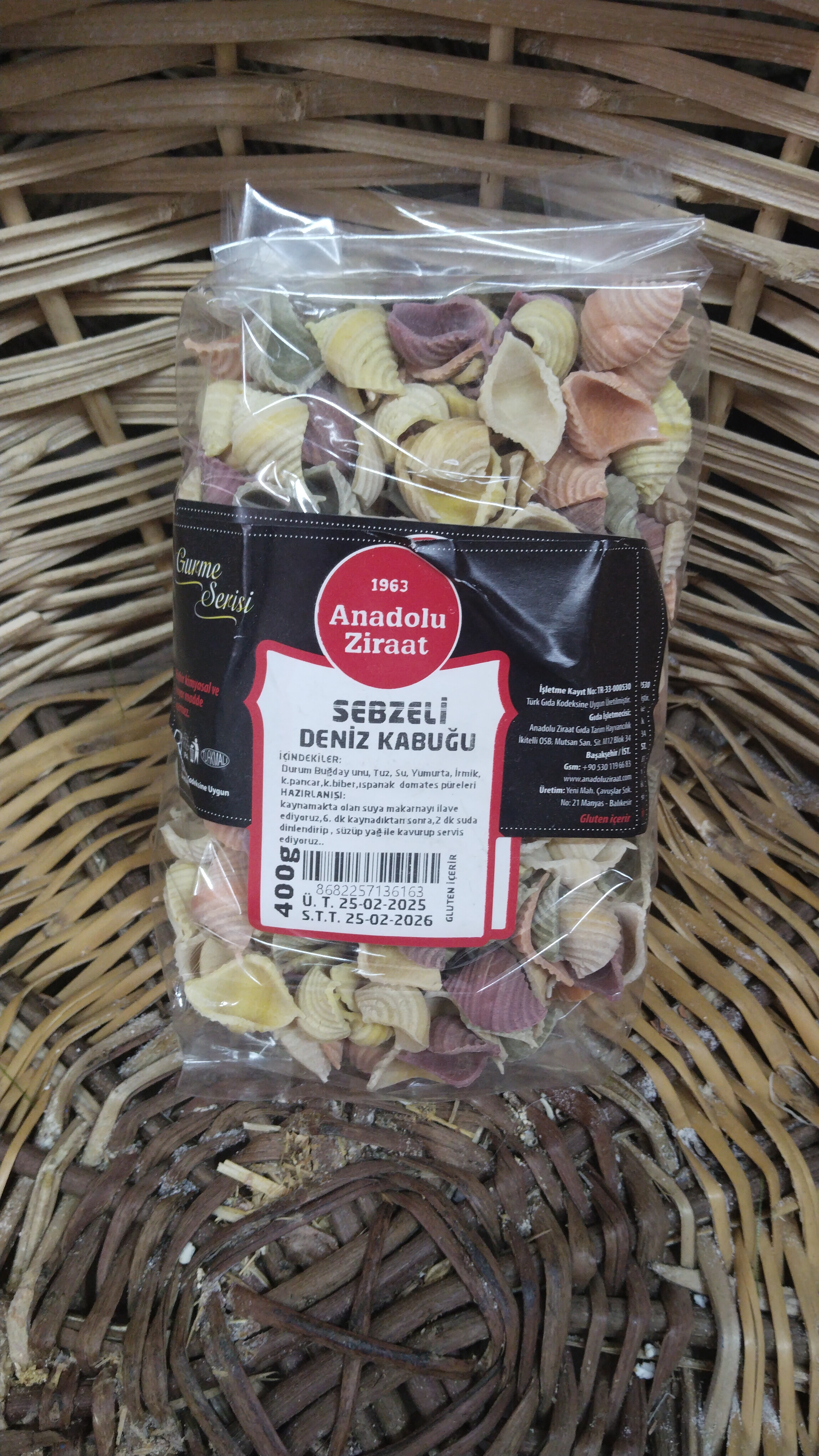 Anadolu Ziraat Sebzeli Deniz Kabuğu