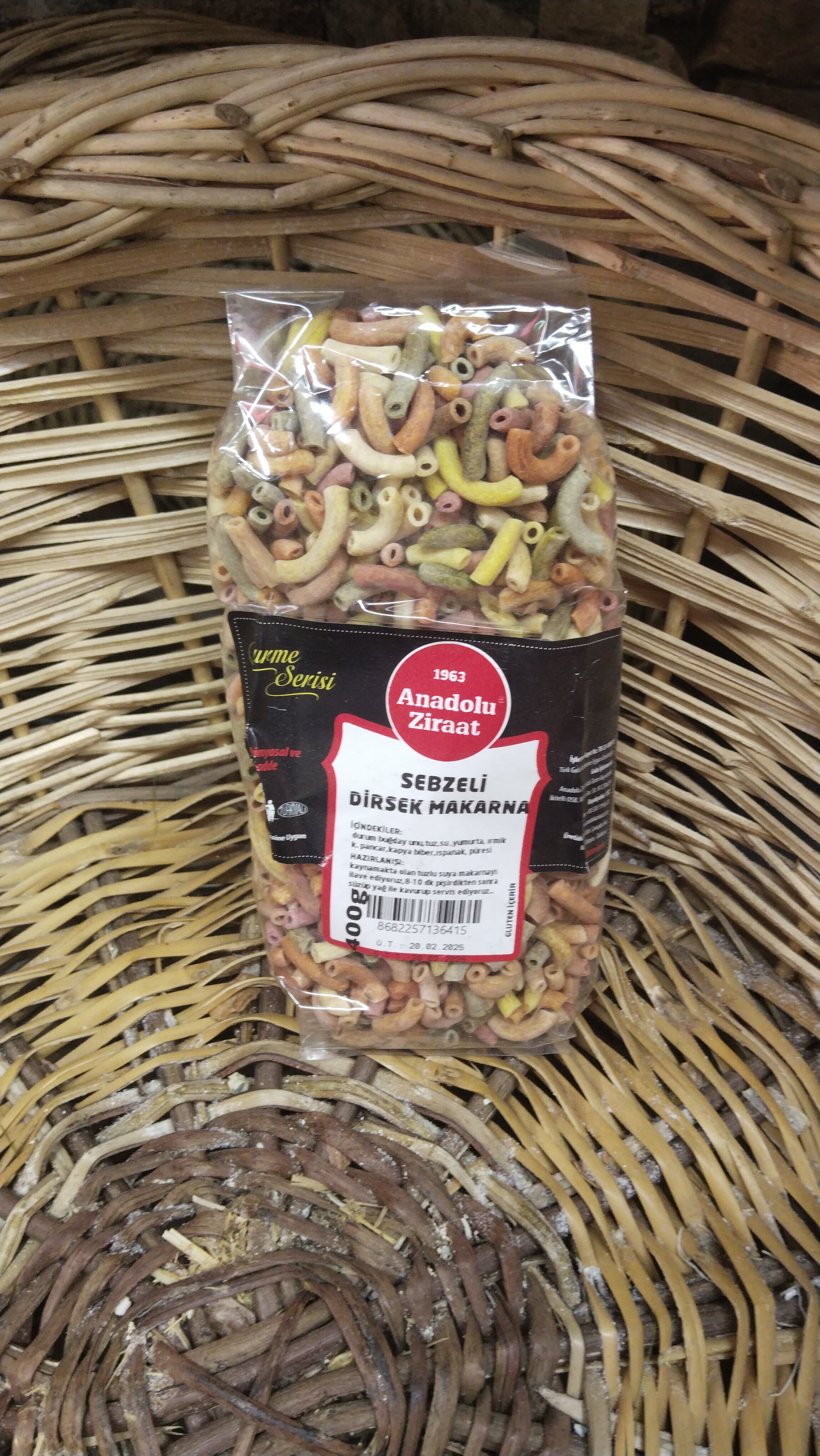 Anadolu Ziraat Sebzeli Dirsek Makarna