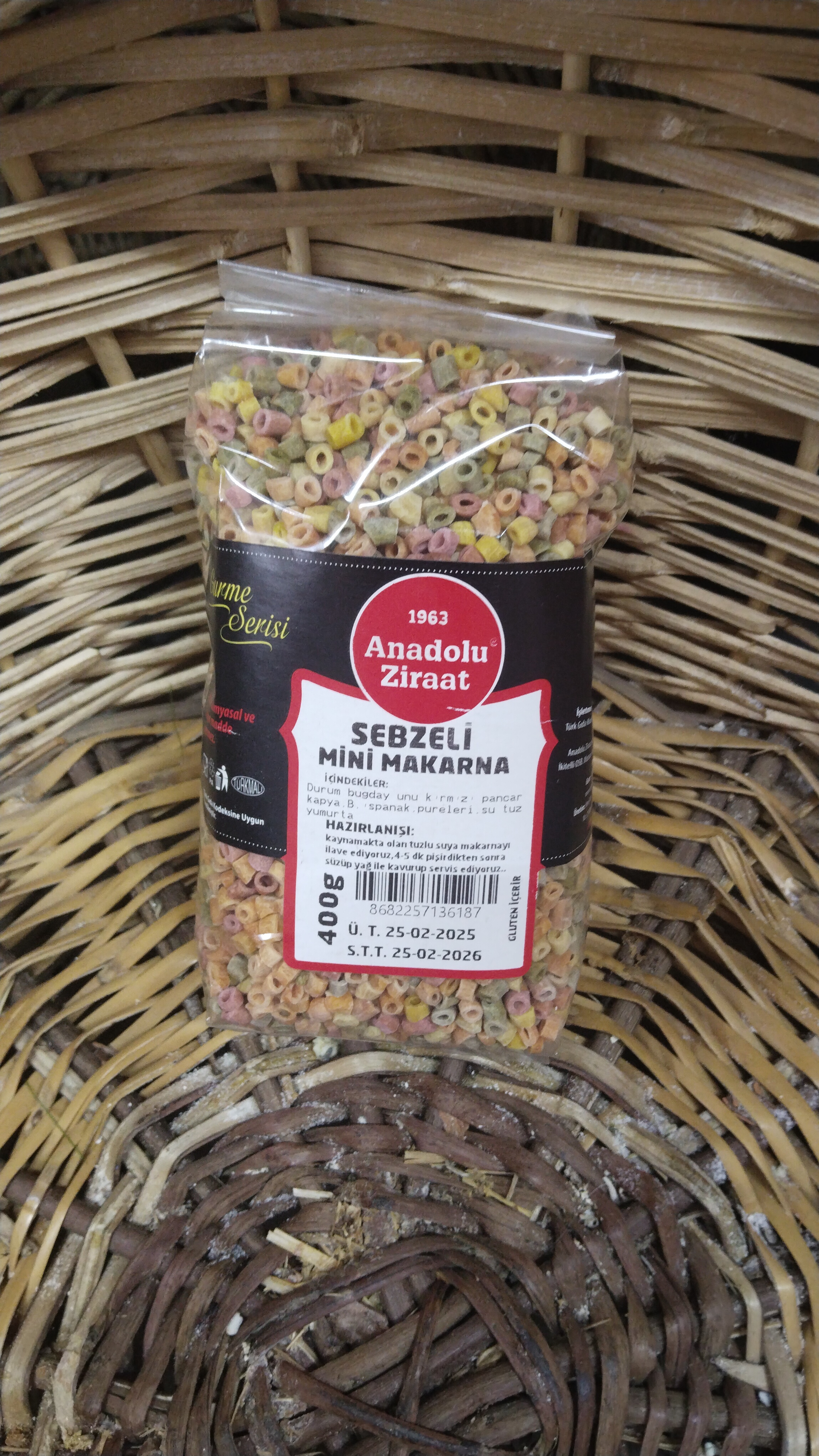 Anadolu Ziraat Sebzeli Mini Makarna