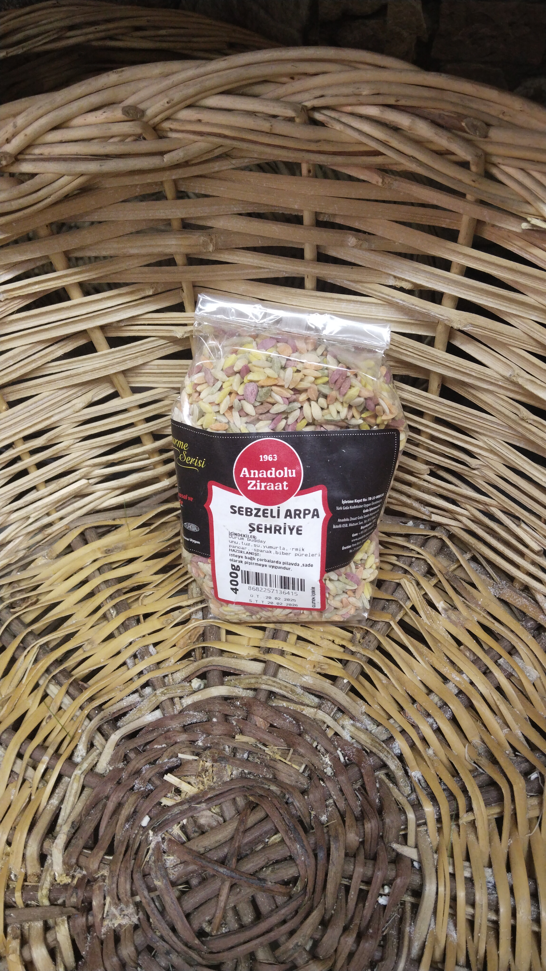 Anadolu Ziraat Sebzeli Arpa Şehriye