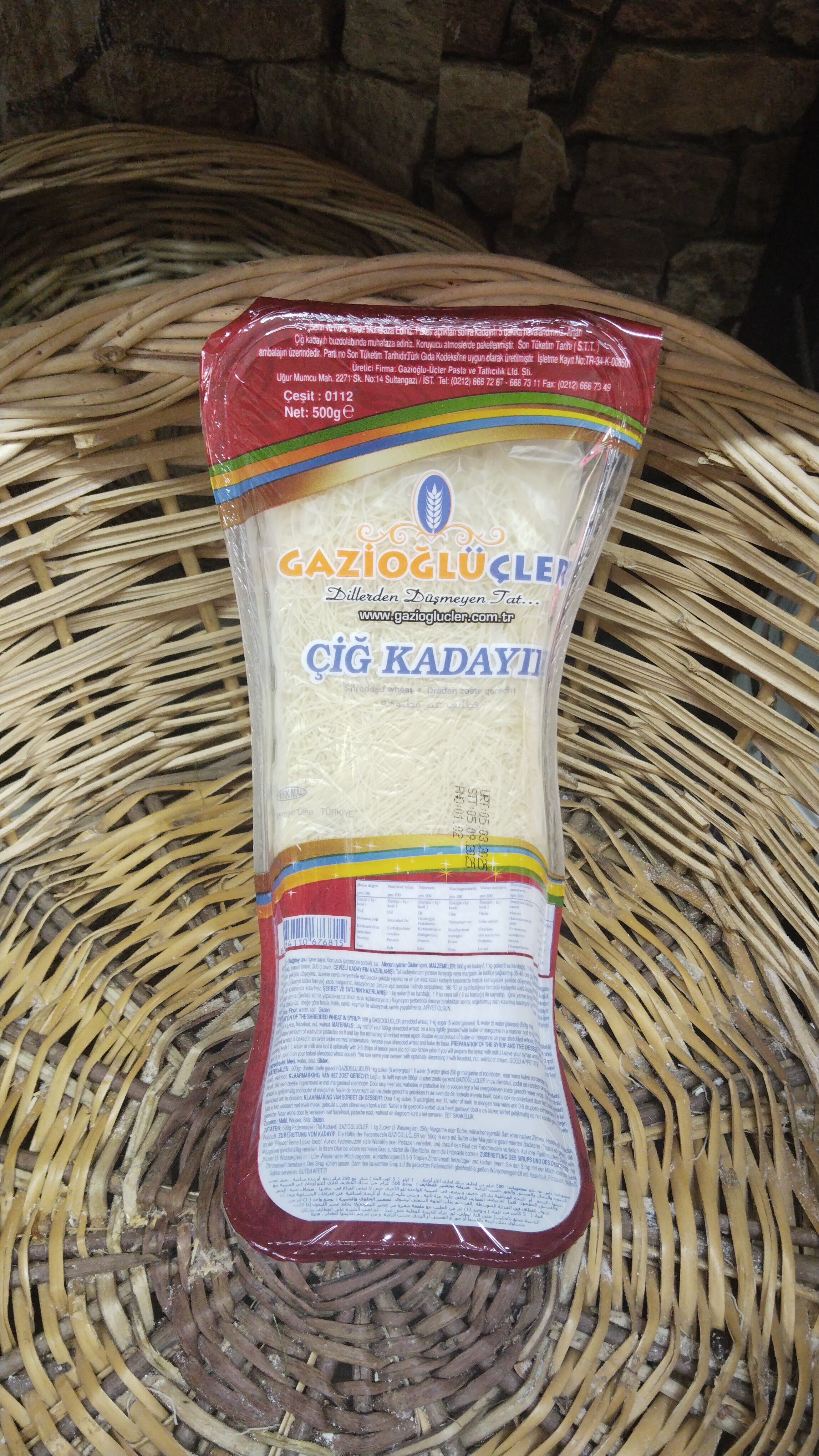 Gazioğlüçler Çiğ Kadayıf 