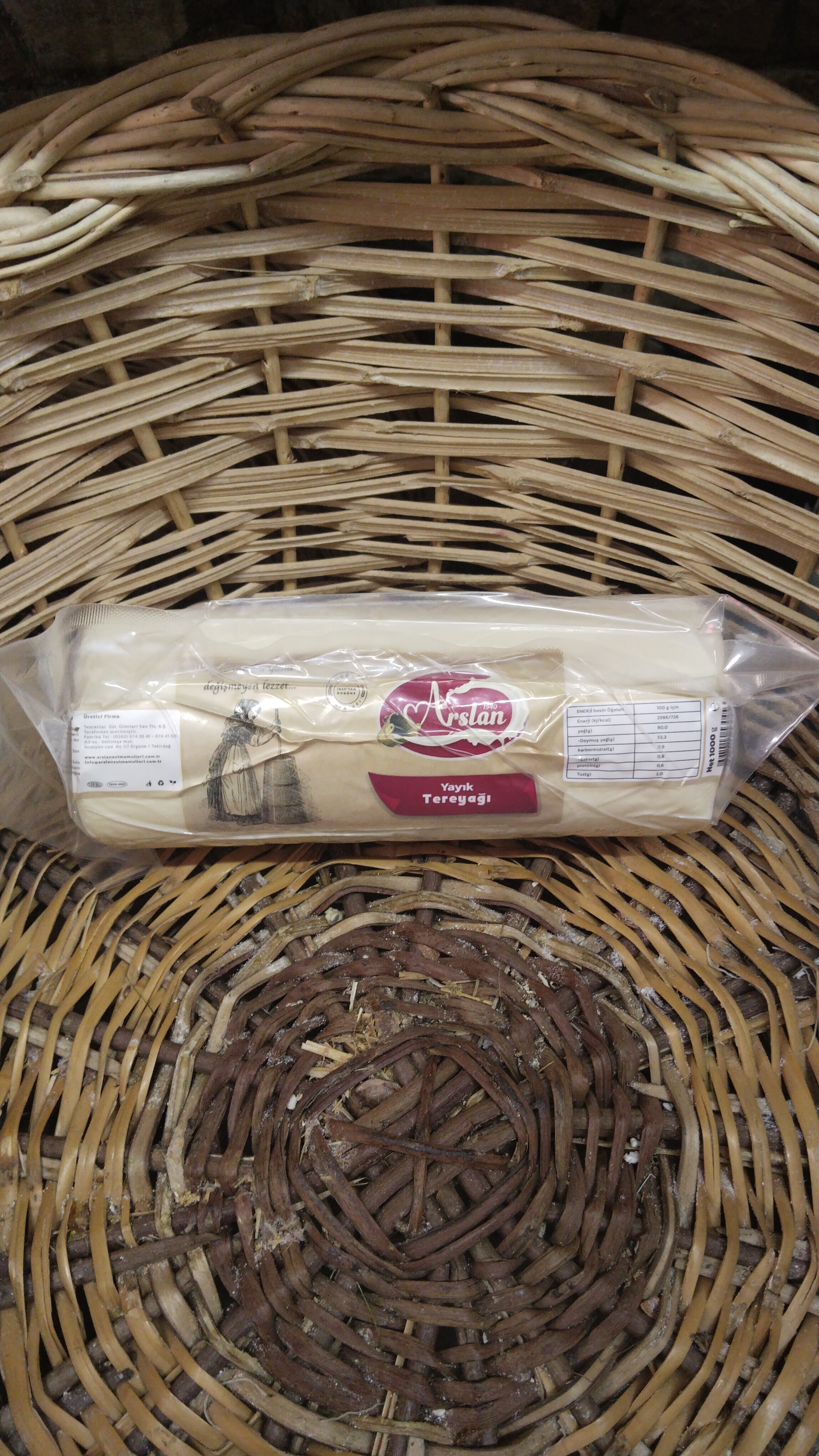 Arslan Yayık Tereyağı ( 1000 g )