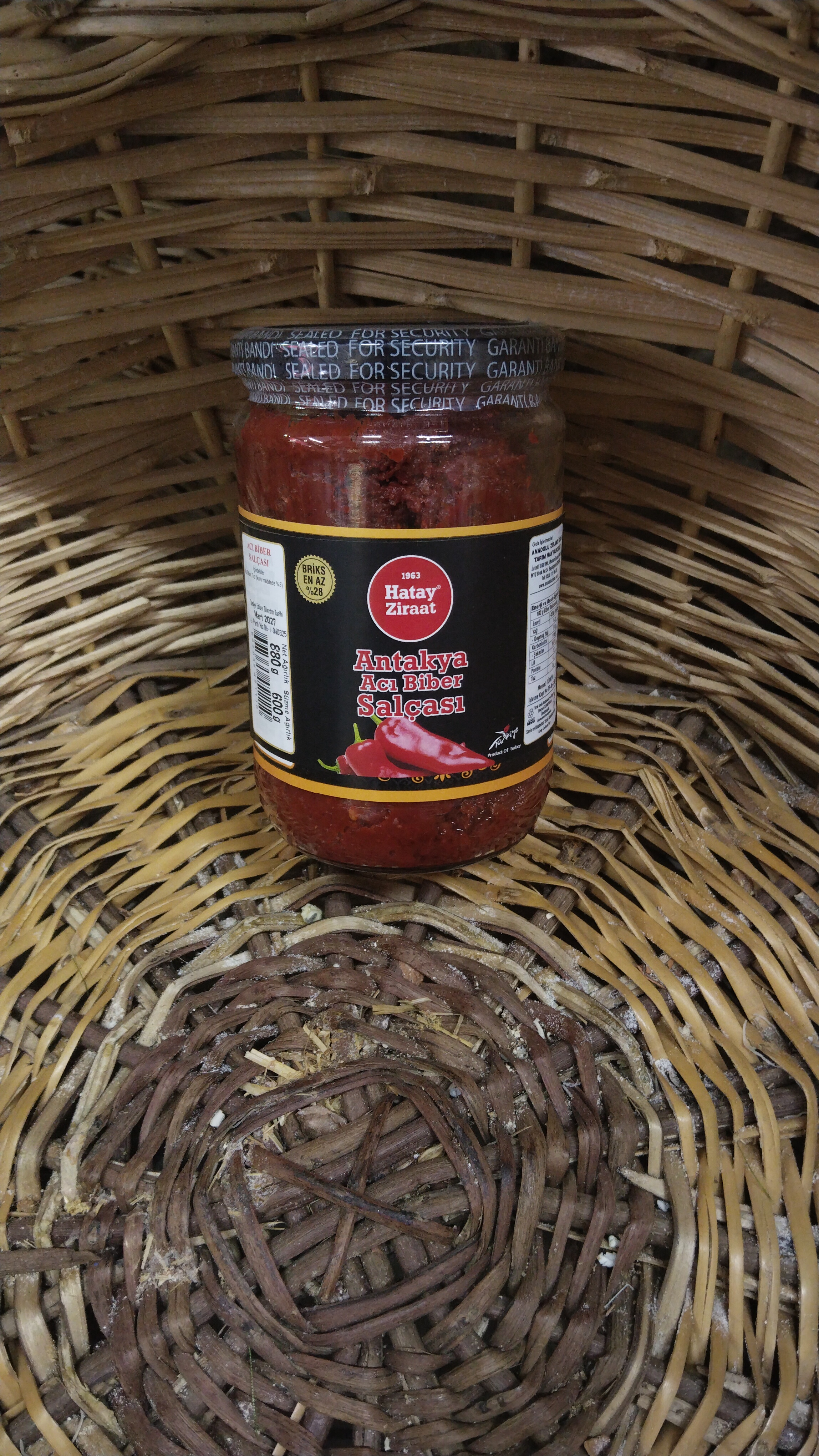 Hatay Ziraat Antakya Acı Biber Salçası