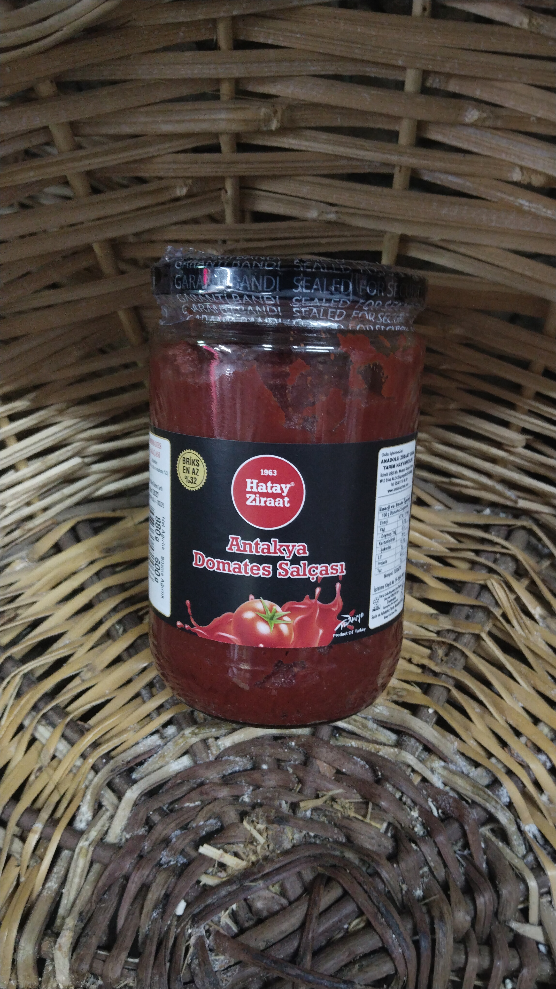 Hatay Ziraat Antakya Domates Salçası