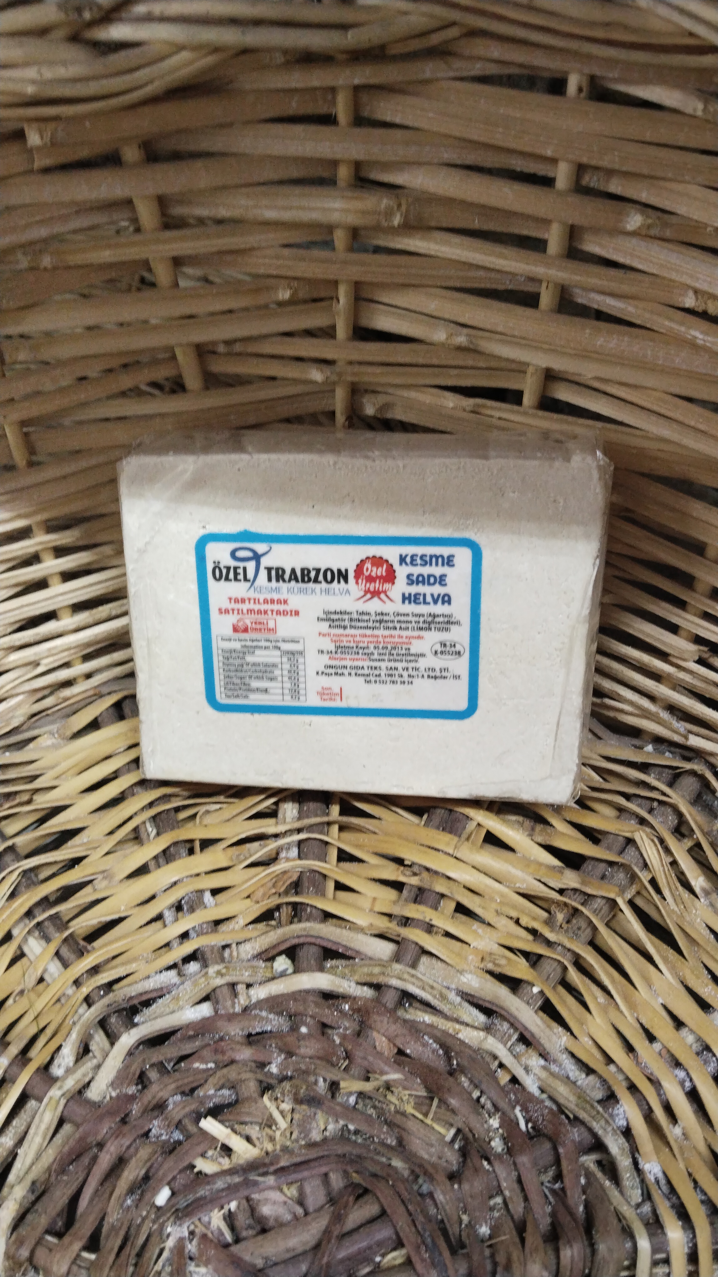 Özel Trabzon Kesme Sade Helva